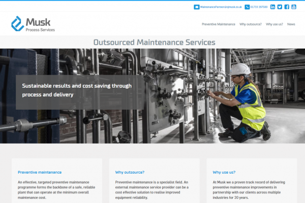 Outsourced Maintenance - Musk Process Services