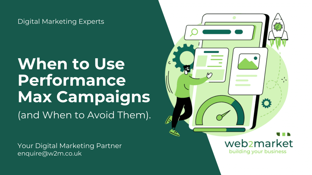 When to use Performance Max