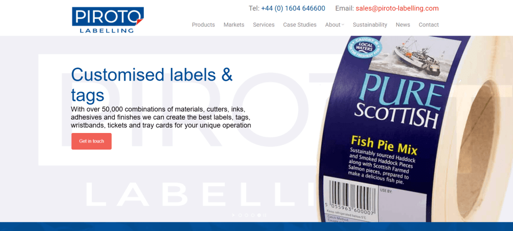 Piroto Labelling digital marketing support from web2market